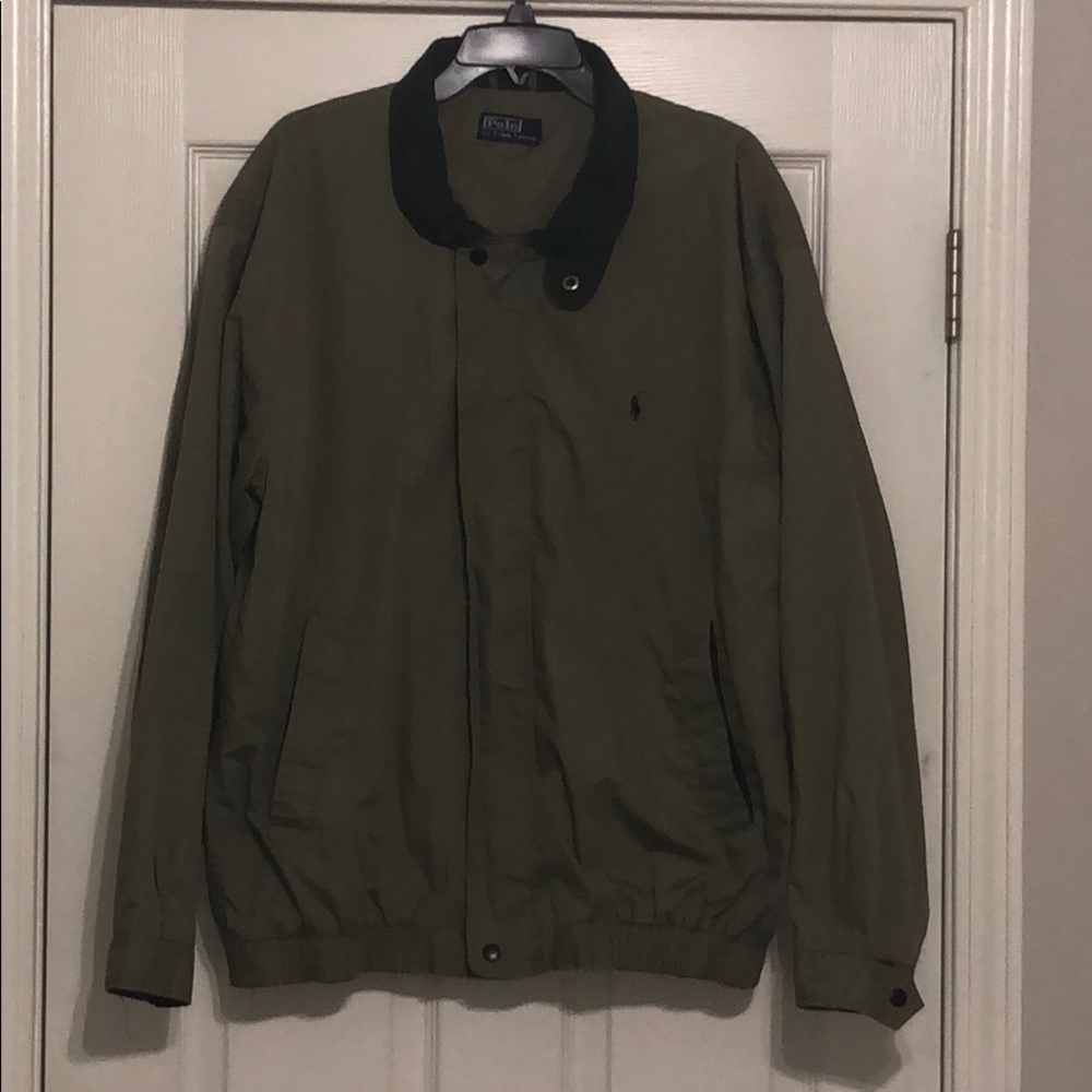 Polo by Ralph Lauren long sleeve light green jacket, size  XL